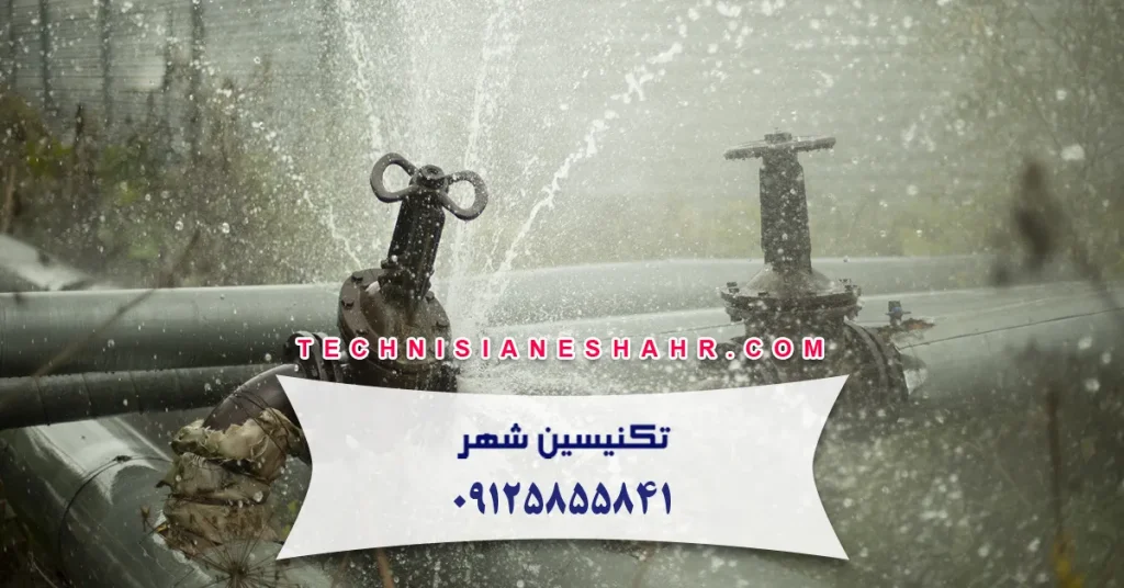 تاثیر عوامل محیطی بر ترکیدگی لوله آب 