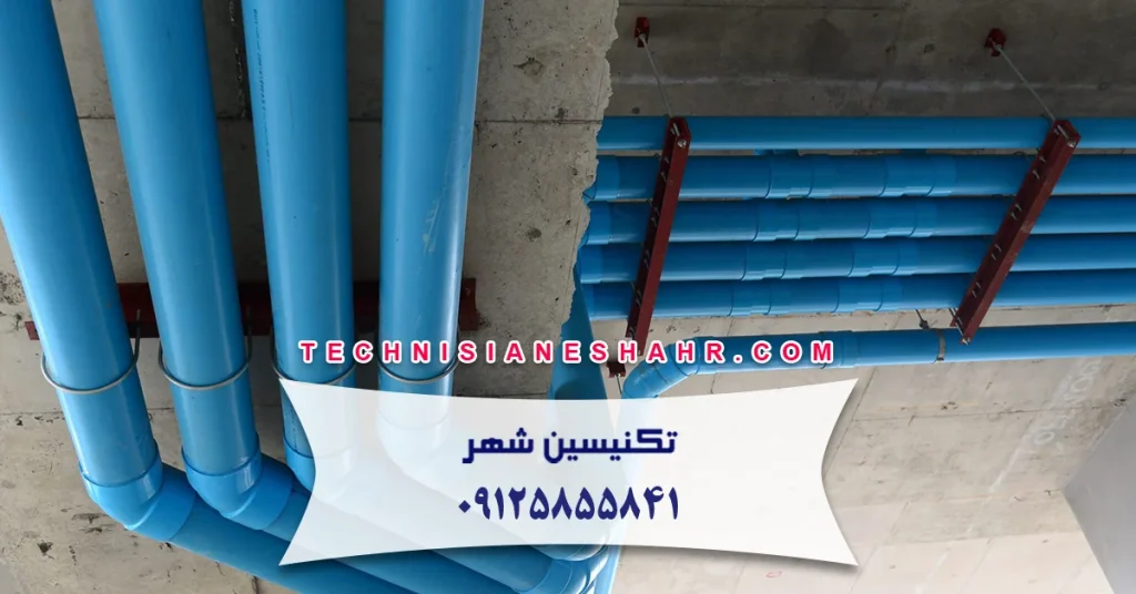 اجزای اصلی پشته لوله کشی آب خانگی