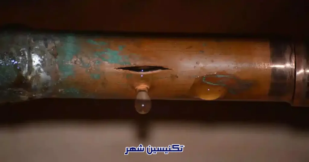 ۱۰ نشانه پنهان ترکیدگی لوله برای جلوگیری از خسارت