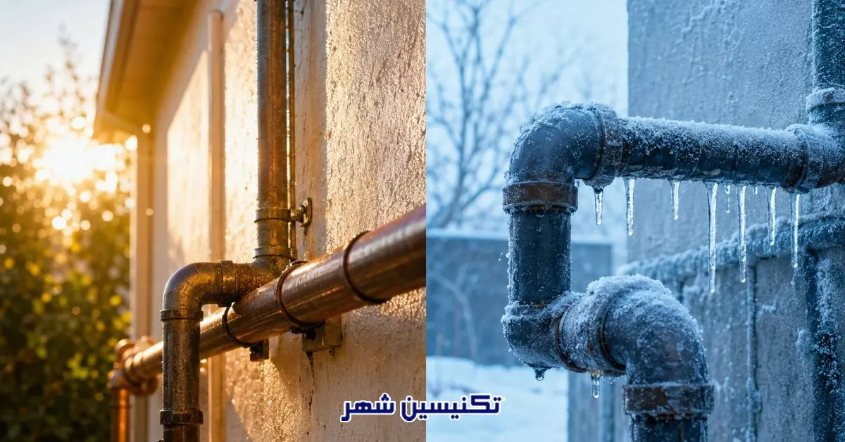 You are currently viewing تاثیر تغییرات دمای فصلی بر لوله های آب