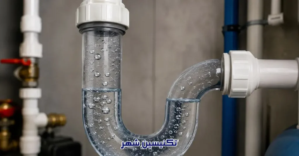 هوا گرفتن لوله آب