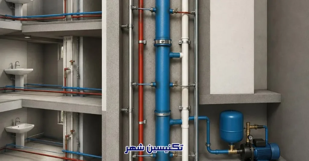 تاثیر طراحی در نقش رایزر ساختمان در سیستم آبرسانی 