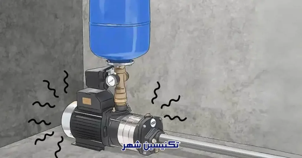 تاثیر نوع نصب بر لرزش پمپ آب
