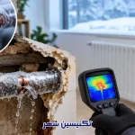 نشتی لوله بعد از یخ زدگی چگونه تشخیص داده می‌شود؟