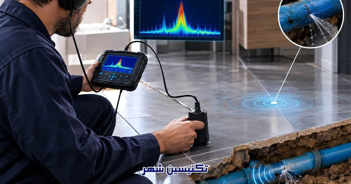 You are currently viewing نشت یابی با دستگاه آکوستیک چیست؟ بررسی نحوه تشخیص صدای نشتی لوله